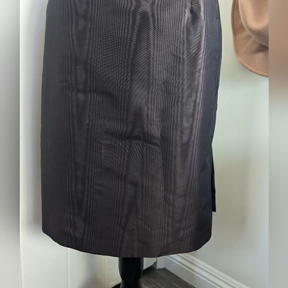 MaxMara Pull-On Silk Skirt 6 Quiet Luxury Minimalism Rebel Punk Whimsigoth - Picture 5 of 9